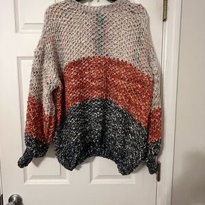 Listicle Multicolor Knit Sweater